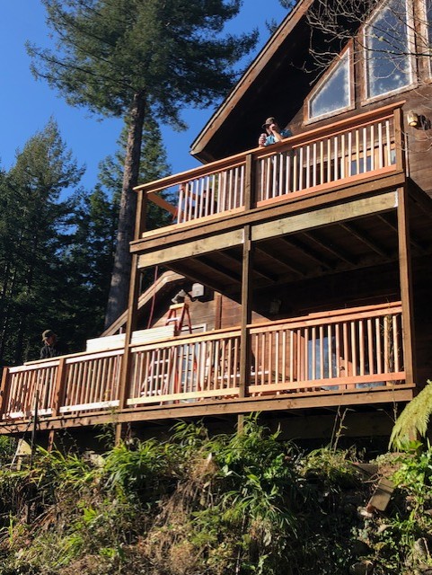 new deck construction by humboldt building company