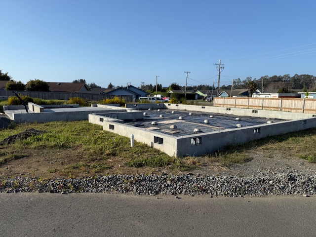 new home foundation by humboldt building company